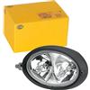 HELLA 1GA 996 161-331 Alogeno-Faro da lavoro, Oval 100, 12V, Montaggio, esterno/avvitato, per fissaggio orizzontale, Illuminazione a lungo raggio, Spina AMP