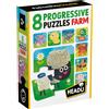 HEADU MU55515 8 PROGRESSIVE PUZZLE THE FARM