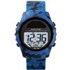 TONSHEN Uomo Donna e Sportivo Orologio Impermeabile Energia Solare Multifunzione LED Elettronico Outdoor Militare Tattica Digitale Orologi da Polso Allarme Data Cronometro (Blu)