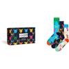 Happy Socks colorate e divertenti Calzini 3-Pack Mixed Dog Socks Gift Set Taglia 41-46