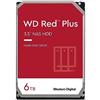 Western Digital WD Red Plus 6TB per NAS Hard Disk interno da 3.5", 5400 RPM Class, SATA 6 GB/s, CMR, Cache da 256 MB, Garanzia 3 anni