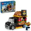 LEGO Città Burger Furgone Camion Giocattolo Blocco Mini Auto 60404 Bambini 2024