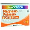 Marco viti farmaceutici spa Massigen (SCAD.02/2026) Magnesio e Potassio FORTE Zero zuccheri 24 + 6 buste