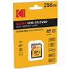 KODAK SD Card 256 GB UHS-II U3 V90 SDXC ULTRA PRO Performance