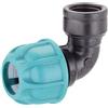 CLABER - RACCORDO A GOMITO DN. 25 MM. FILETTO 3/4" F 90423