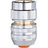 CLABER - RACCORDO AUTOMATICO A 6 SFERE 1/2" - 5/8" IN OTTONE CROMATO 9610
