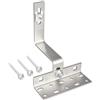 V-TAC SOLAR STAFFA FISSAGGIO REGOL. PROFILI ALLUMINIO PER PANNELLI SOLARI CONFEZIONE 5 PEZZI -LED11746
