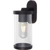 V-TAC PORTALAMPADA PARETE ATTACCO E27 NERO IP44 VT-1149-LED10417