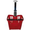 PRINTEX Cesto trolley - antiurto - 49,5 x 36,5 x 46 cm - 30 L - rosso - Printex (unità vendita 1 pz.)