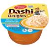 INABA Dashi Delights, Delicati Fiocchi in Brodo di Pollo con Capesante - Cibo Umido per Gatti con Brodo Dashi - Snack per Gatti Ricco di Proteine, Ingredienti Naturali - Pasto Complementare - 1 x 70gr