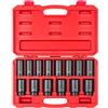 Tekton SID92333 Set di chiavi a bussola a 6 punte Impact da 1,2 cm, 14 pezzi (25-38 mm)