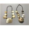 2 COLLANE IN VERA MADREPERLA BIGIOTTERIA CM 50 STESE