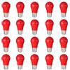 WULUN Lampadine LED E27, Rosso,300LM,Lampadina LED a Globo A50 Attacco E27, 3W equivalenti 30W, per Esterni, Patio, Feste, Natale,Nozze,confezione da 20 pezzi