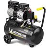 MICHELIN - Compressore d'aria silenzioso CA-MX24-1 24L 1HP - Efficiente, portatile e a basso rumore per la casa