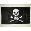 Bandiera Pirata Con Teschio E Coltelli - 90x150 Cm, Tessuto Poliestere, Per Feste E Halloween - Foto 4