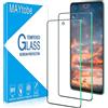 MAYtobe 2 Pezzi Vetro Temperato per Samsung Galaxy A52, A52 5G, A52S 5G, Pellicola Prottetiva Durezza 9H, Senza Bolle, Anti Graffio, facile Installazione, 0,33mm Ultra Trasparente
