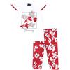 Chicco, Completo Bambina con T-shirt e Leggings a Pinocchietto con Coulisse e Vita Elasticizzata, con Grafiche Moderne e alla Moda, Vestibilità Morbida, in Cotone, Lavabile in Lavatrice, Abbigliamento Bambina e Ragazza, Designed in Italy