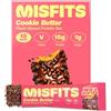 Misfits, Barrette Proteiche Vegan, Speculoos, 12 x 45g, Alto Contenuto Proteico, a Basso Contenuto di Carboidrati, Vegan, Protein Bar, High Protein, Low Sugar