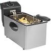 Tristar Friggitrice - 2000 W - Capacità 3 L - Corpo in Acciaio Inox - Facili da Pulire - Per 3-4 Persone - Con Termostato - Argento/Nero - FR-6935