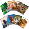 Pigna, Maxi Quaderno Animal, f.to A4 21x29,7 cm., pagine 80 + risguardo, carta 80 g/m², interno 1F, quadretto 1 cm. con margine, Copertine Assortite, 10 pezzi.