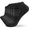 coskefy 6 Paia Calzini Uomo Corti Cotone Calze Donna Corte Sportive Calzini Corti Sportivi Traspiranti Anti vesciche Calze Running Adatti per Tennis Corsa Trekking Ciclismo Escursionismo Quotidiano