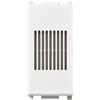 Vimar 14373.SR Plana Suoneria/ronzatore, funzione settabile staccando e ruotando il coperchio di 180°, alimentazione 230 V~ 50-60 Hz, bianco