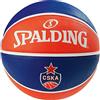 Spalding EL Team CSKA Moscow SZ.7 (83-779Z) Basketball, Juventute, Unisex, Blu/Rosso, 7