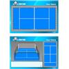 ETISPORT Lavagna tattico di Paddle Tennis. Doppio Lato, Adatto per pennarelli cancellabili a Secco. Personalizzato con Colore, Stemma o Logo, Nome e Club. (Standard)