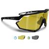 Bertoni Occhiali Sportivi Ciclismo MTB Running per Uomo Donna in TR90 Fotocromatici Polarizzati UV mod. ALPHA