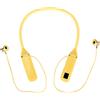 Bewinner Cuffie con Archetto da Collo Bluetooth, Cuffie Bluetooth 5.3 Cuffie con Archetto da Collo Bluetooth Senza Fili, Cuffie con Bassi Profondi Resistenti Al Sudore IPX5 con Display di (Giallo)