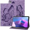 xinyunew Cover per Samsung Galaxy Tab S6 Lite/SM-P610N/SM-P615/SM-P610,Flip Caso in PU Pelle Premium Portafoglio Custodia [Kickstand][Slot per Schede][Chiusura Magnetica]-(Purple)