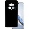 MILEGOO Custodia ultra sottile per Huawei Honor Magic 6 Pro 5G, custodia per telefono in morbido silicone gel da 6,8 pollici (nero)