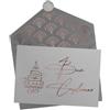Set 6 Esclusivo Biglietti Di Compleanno Con Fine Argento