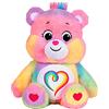 Care Bears Peluche Medio di 35 cm - Orsetta Togetherness, Orsacchiotto Colorato da Collezione con Distintivo a Forma di Cuore, Unicamente Divertente e Calmante per Bambine e Bambini dai 4 Anni in su.