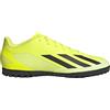 adidas X Crazyfast Club Turf Boots, Scarpe da Calcio Unisex-Adulto, Solar Yellow/Core Black/Cloud White, 47 1/3 EU