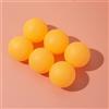 BullTek 6x Pallina da Ping Pong Arancioni, Set di Dimensioni Standard 40mm - 2,7g, Palline da Gioco per Beer-Pong, da Allenamento da 40 mm per Principianti, da Esterno o Interno