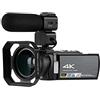 TABKER Registratore fotografico, Videocamera 4K Videocamera for visione notturna IR Videocamere Vlog digitali Full HD Professionale Fotocamera per vlogging (Color : 5tons 2.5tons, Size : 0)