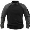 Maisley Uomo Tactical Fleece Felpa Giacche di Pile da Escursionismo Felpa Tattica da Uomo Antivento in Pile Militare Pullover Antivento e Caldo Maglie Sportive Senza Cappuccio