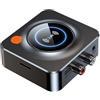 eppfun Ricevitore Bluetooth 5.3, Ricevitore Bluetooth HiFi, Adattatore Audio con RCA/AUX Jack 3,5mm per Stereo Casa, Altoparlante, Amplificatore