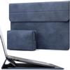 HYZUO 15-16 Pollici Custodie per PC Portatile Borsa con Funzione Stand per MacBook Pro 16 M5/M4/M3/M2/M1 2026-2019, XPS 15, MacBook Pro 15 2015-2012, Samsung Galaxy Book Flex 15, Blu Navy