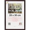 3-B LUND Cornice Portafoto Marrone Scuro (Noce) 20 x 30 cm Cornice in Legno Cornice per Foto Cornice per Ritratto con Vetro Acrilico