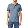 KEY LARGO Arena Button T-Shirt, Flintstone Blue (1233), L Uomo