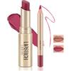 Boobeen Set di 2 Pezzi di Fodera per Labbra e Rossetto, Ultra-Long-Lasting Nude Matte LipLiner Cremoso Rossetto Impermeabile Colore Labbra