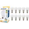 Velamp lampadina LED forma a goccia (A60) - Confezione risparmio - Attacco a vite grande (E27) - Potenza 9W Equivalenti 60W - Luminosità 820ln - Temperatura colore 4000K (luce naturale)