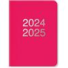 Letts of London Dazzle - Agenda accademica 2024/2025, formato A6, un giorno per pagina con appuntamenti, colore: rosa
