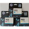 HP 903 Cartucce d'inchiostro originali Officejet 6950, Officejet Pro 6960 6970, ciano/magenta/giallo