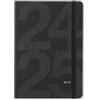 Letts of London Block - Agenda accademica 2024/2025, formato A5, visualizzazione settimanale, colore: nero