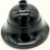 prometeo electronics Rosone metallico copri fili per lampadario classico Retrò colore Nero diametro 90mm
