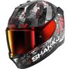SHARK, casco moto integrale SKWAL i3 HELLCAT, KUR, S (+ Schermo fumé incluso)