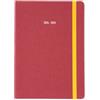 Letts of London Raw, agenda accademica 2024/2025, formato A5, visualizzazione settimanale, colore: bacca